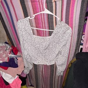 Polka Dot Women's Top